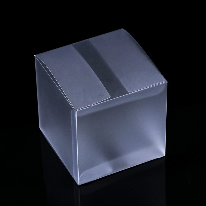 Складная коробка из PVC, матовая 10 х 10 х 10 см Складная коробка из PVC, матовая 10 х 10 х 10 см