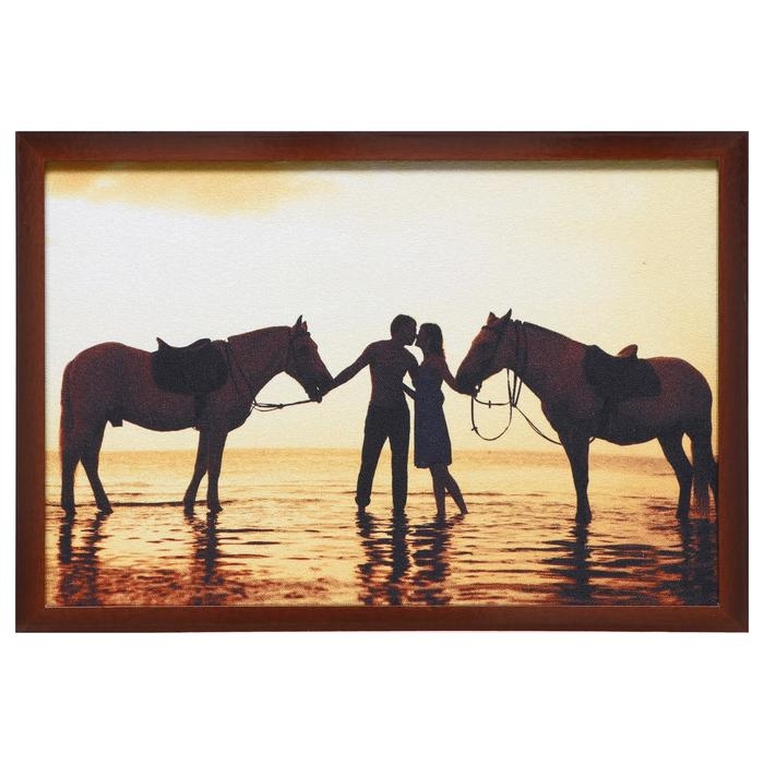 Гобеленовая картина Гобеленовая картина "Прогулка на закате" 44*64 см