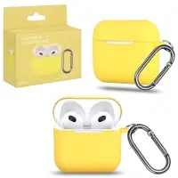Чехол APods 4 с карабином №14 yellow