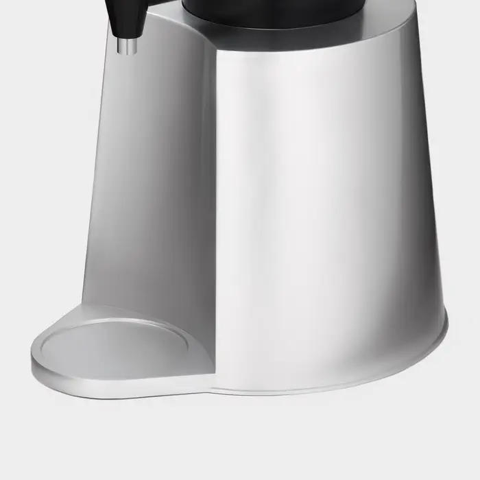 Башня пивная &laquo;Металлик&raquo;, 3 л, колба для льда, с подсветкой, 2 батарейки CR=2032, пластик, серебристая