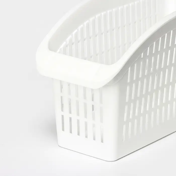 Корзина для хранения IDEA, пластик, 29&times;13&times;17 см, белая