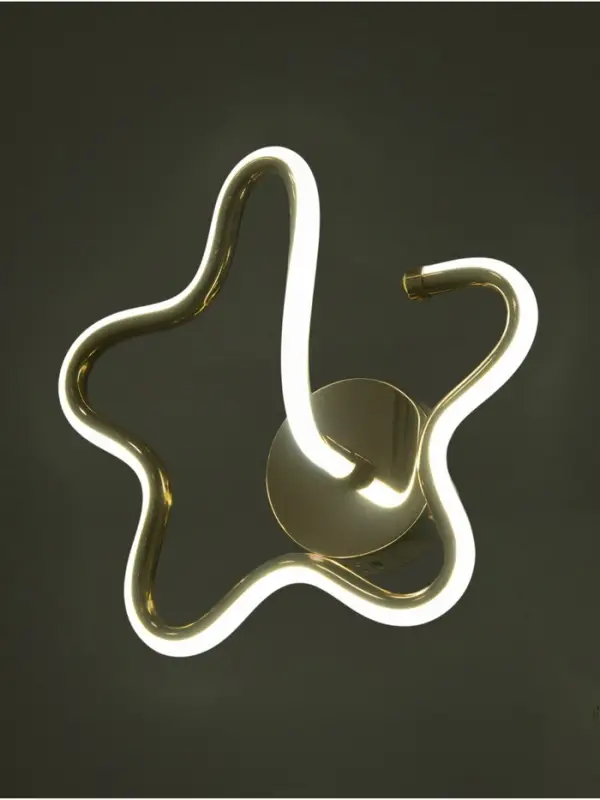 Бра настенное BayerLux Valentina, 14 Вт, LEd, 4000-6000К, золото, 25&times;25&times;13 см