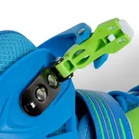 Коньки детские раздвижные BlackAqua, р. 26-29, для фитнеса, зелёные, синие Коньки детские раздвижные BlackAqua, р. 26-29, для фитнеса, зелёные, синие