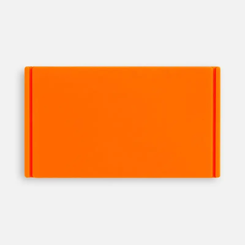 Лейбл из ПВХ Dzeta, M, оранжевый неон