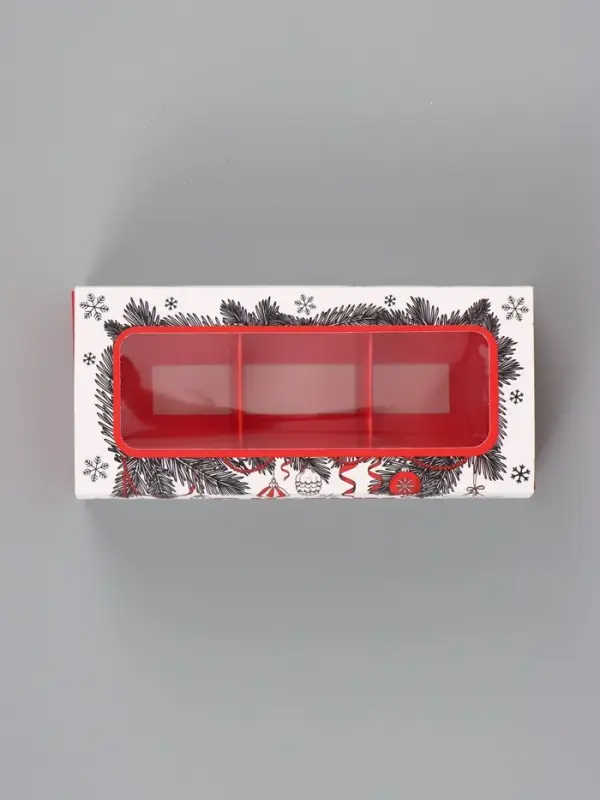 Коробка для 3 конфет &laquo;С Новым годом&raquo;, 13.3&times;3.3&times;5.8 см