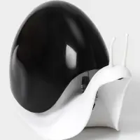 Дозатор для мыла Доляна &laquo;Улитка&raquo;, 120 мл, чёрный