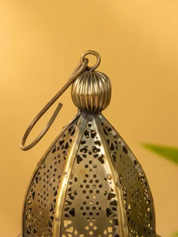 Подсвечник фонарь "Башня Принцессы" железо 10х10х23,5 см