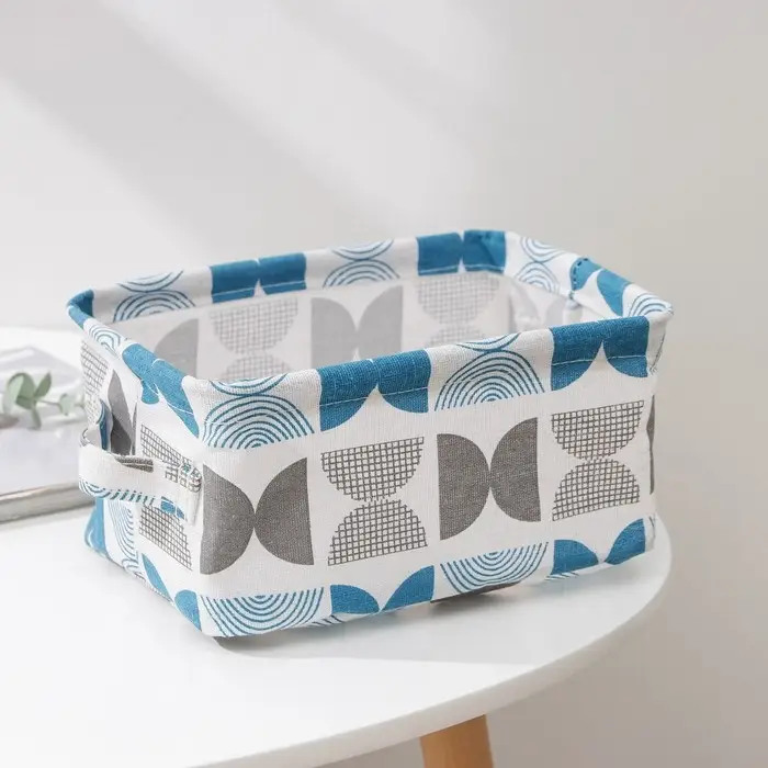 Корзинка для хранения с ручками Доляна «Песок», 23,5×17×12 см, цвет голубой Корзинка для хранения с ручками Доляна «Песок», 23,5×17×12 см, цвет голубой