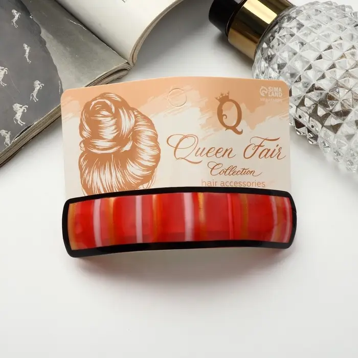 Заколка - автомат для волос «Авиор», полосы, 9 см, МИКС Заколка - автомат для волос «Авиор», полосы, 9 см, МИКС