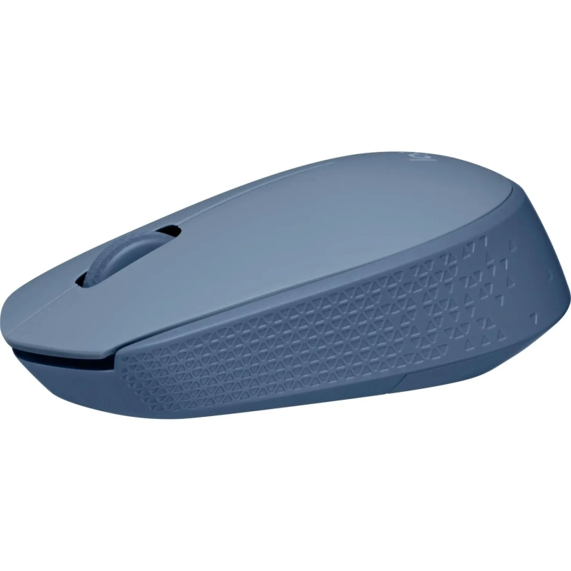 Мышь компьютерная Logitech М171 беспроводная голубой (910-006866)