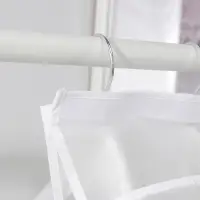 Чехол для одежды Доляна, плотный, объёмный, 60&times;110&times;30 см, белый