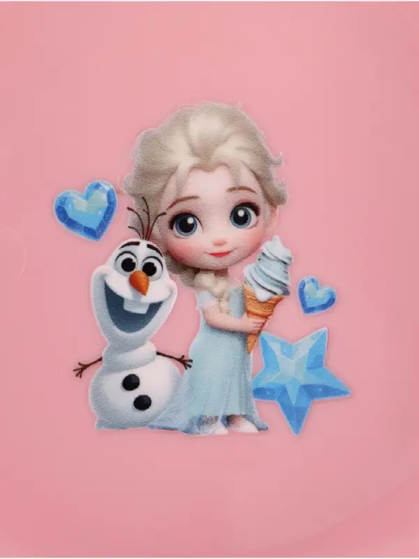 Тарелка пластиковая детская, 14.5&times;14.5 см, &laquo;Холодное сердце&raquo;