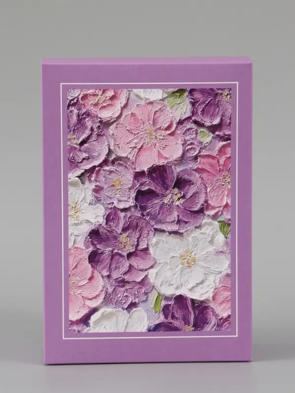 Коробка подарочная складная &laquo;Цветы&raquo;, 16&times;23&times;7.5 см