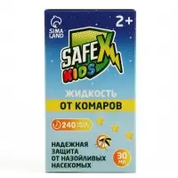 Жидкость к электрофумигатору SAFEX, детская, 30 мл, 3 шт.