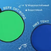 Ледянка эконом Snow Cat, d=30 см, толщина 1 см, МИКС