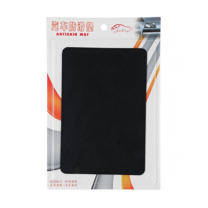 Коврик противоскользящий 20×13 см, пиксели, черный Коврик противоскользящий 20×13 см, пиксели, черный