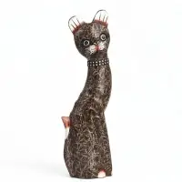 Фигура &laquo;Кошки&raquo;, набор 3 шт., 30.25.20 см, дерево