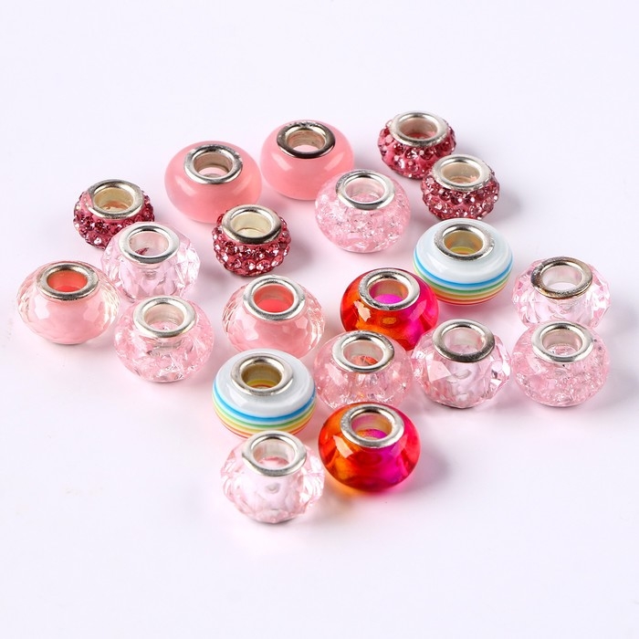 Набор для создания детской бижутерии в шкатулке «Розовые нежности» Набор для создания детской бижутерии в шкатулке «Розовые нежности»