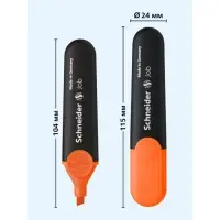 Текстовыделитель Schneider "Job" оранжевый, 1-5мм
