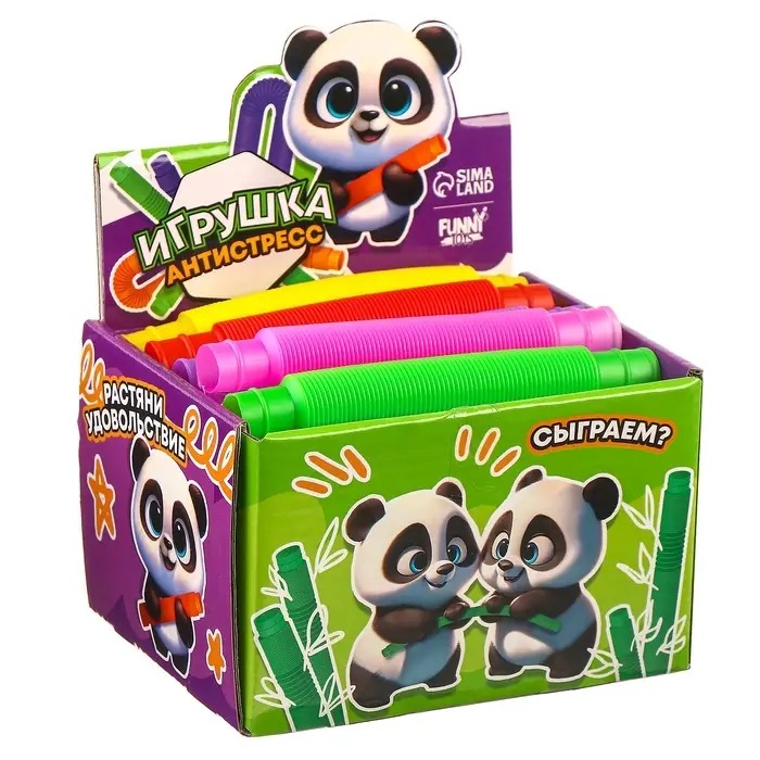 Игрушка-антистресс Pop Tubes «Растяни», МИКС Игрушка-антистресс Pop Tubes «Растяни», МИКС