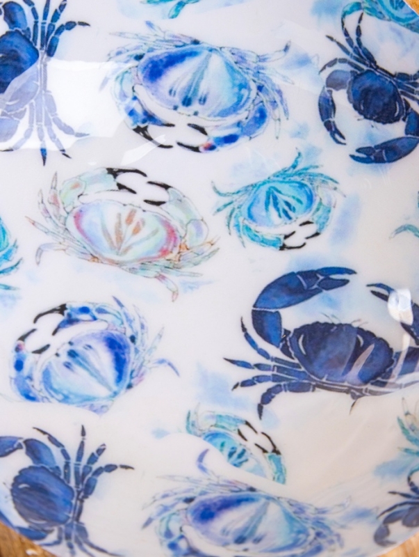 Салатник Салатник "Крабы" дерево манго 20х20х8 см