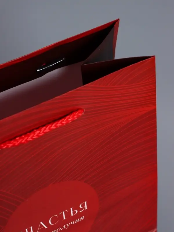 Пакет подарочный "С уважением!" ламинированный 18 х 22,3 х 10 см