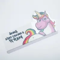 Панель для стикеров на компьютер &laquo;Давай я покажу тебе радугу?&raquo;