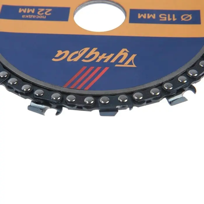 Диск пильный цепной для УШМ ТУНДРА, 115&times;22 мм