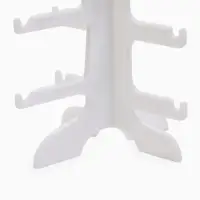 Подставка под очки, 5 мест, 15.5&times;14&times;31 см, белая