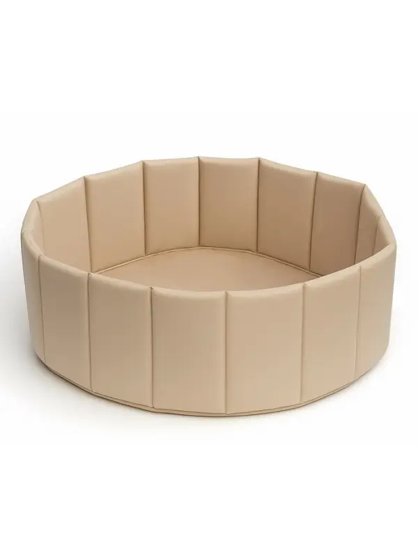 Бассейн детский сухой, бежевый, складной, без шариков Бассейн детский сухой, бежевый, складной, без шариков