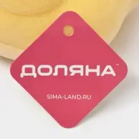 Губка для тела Доляна &laquo;Панда&raquo;, детская, для купания, 14&times;11 см, МИКС