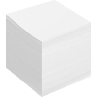 Блок для записей в подставке КОМУС в стакане 9х9х9 белый блок 100 г, 100