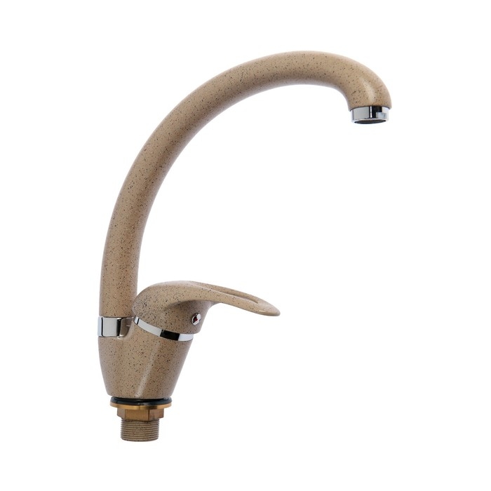 Смеситель для кухни Accoona A4040KE, однорычажный, с гайкой, терракотовый Смеситель для кухни Accoona A4040KE, однорычажный, с гайкой, терракотовый