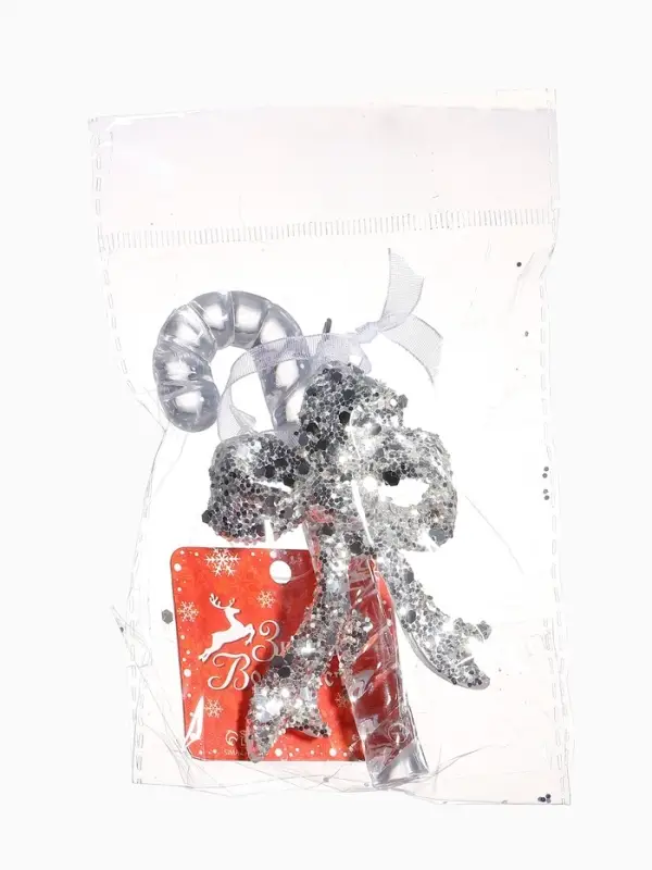 Ёлочная игрушка &laquo;Зимнее волшебство. Волшебная палочка&raquo;, 11&times;5 см, прозрачный