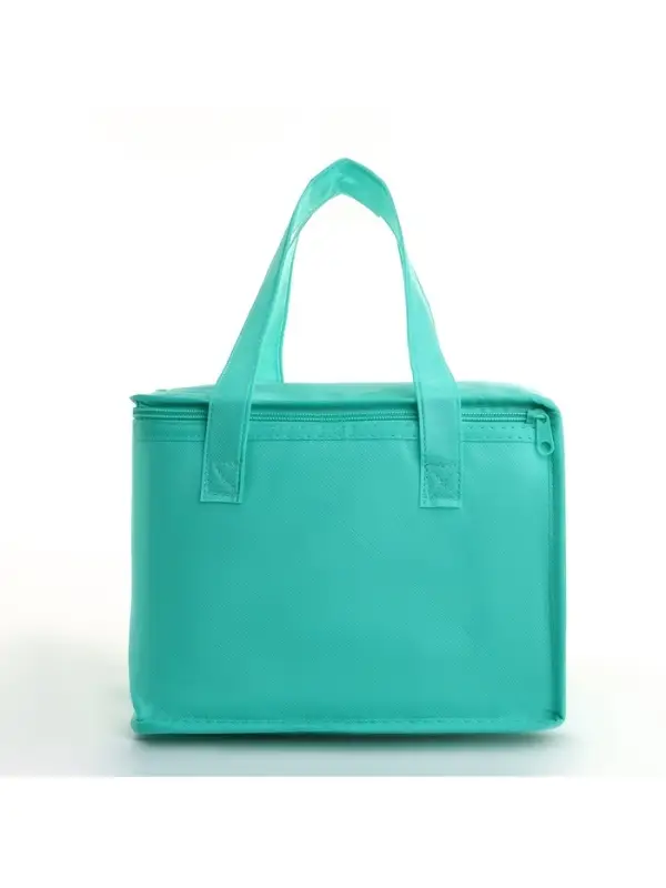 Термосумка на молнии, объём 9.6 л, зелёная