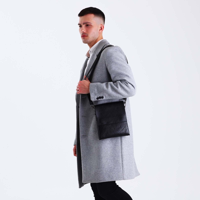 Сумка мужская, цвет чёрный Сумка мужская, цвет чёрный