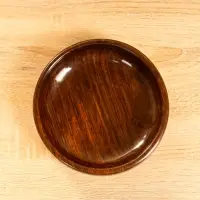 Чаша "Стебель" 17,5х17,5х5 см, дерево шишам