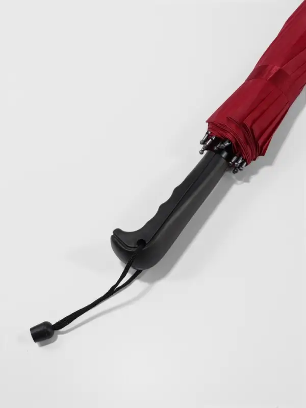 Зонт - трость полуавтоматический &laquo;Однотонный&raquo;, 16 спиц, R=46/55 см, d=92 см, МИКС