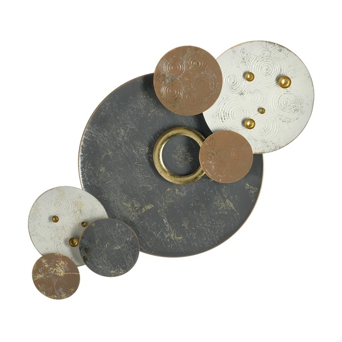 Декор настенный металл "Абстракция" 64,8х123,2х8,9 см