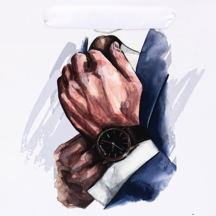 Пакет подарочный ламинированный с широким дном, Пакет подарочный ламинированный с широким дном,"Style", 25 × 19 × 18 см