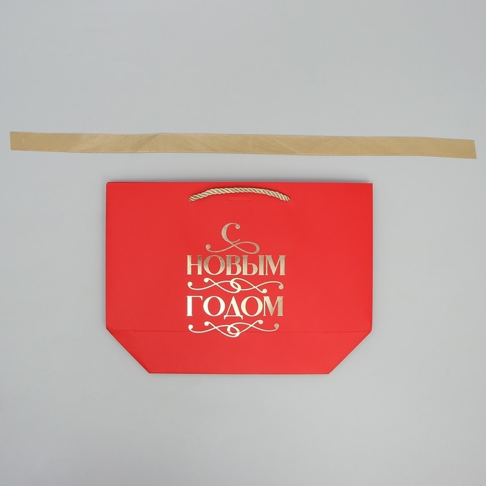 Пакет подарочный новогодний «Новогодние праздники», 19 х 20 х 9 см, Новый год Пакет подарочный новогодний «Новогодние праздники», 19 х 20 х 9 см, Новый год