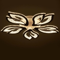 Люстра с ПДУ 71107/5WT LED 130Вт 3000-6000К диммер белый 64х64х10 см BayerLux