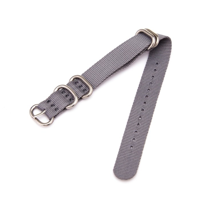 Ремешок для часов Ремешок для часов "Соломон", 18 мм, l-27 см, серый