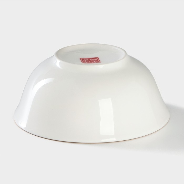 Соусник фарфоровый «Золотая линия», 240 мл, d=10,5 см, цвет белый Соусник фарфоровый «Золотая линия», 240 мл, d=10,5 см, цвет белый