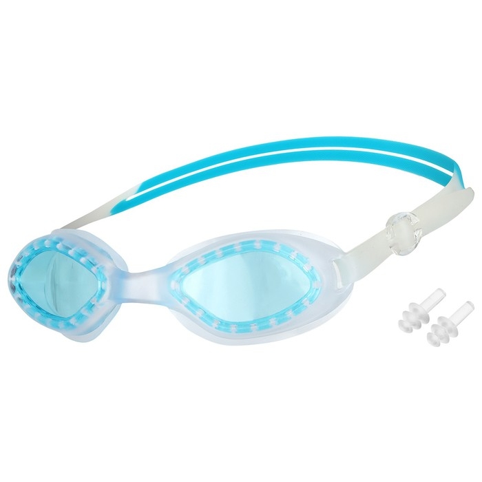 Очки для плавания детские ONLYTOP, беруши, цвета МИКС Очки для плавания детские ONLYTOP, беруши, цвета МИКС