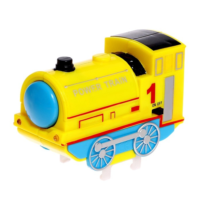 Автотрек детский «Мой город», работает от батареек, 32 детали, цвет поезда жёлтый Автотрек детский «Мой город», работает от батареек, 32 детали, цвет поезда жёлтый