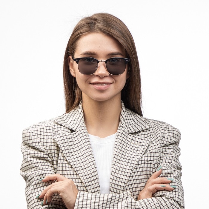 Очки солнцезащитные Очки солнцезащитные "OneSun", uv 400, дужка 14 см, ширина 14.3 см, линза 4.3 х 5 см