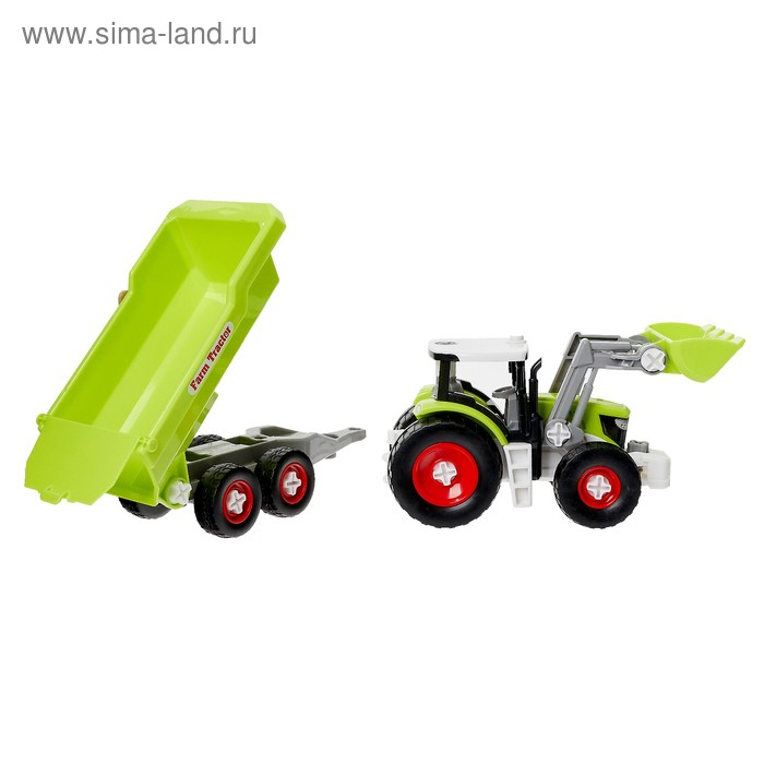 Конструктор винтовой «Фермерский трактор», с отвёрткой и насадкой, 2 варианта сборки Конструктор винтовой «Фермерский трактор», с отвёрткой и насадкой, 2 варианта сборки