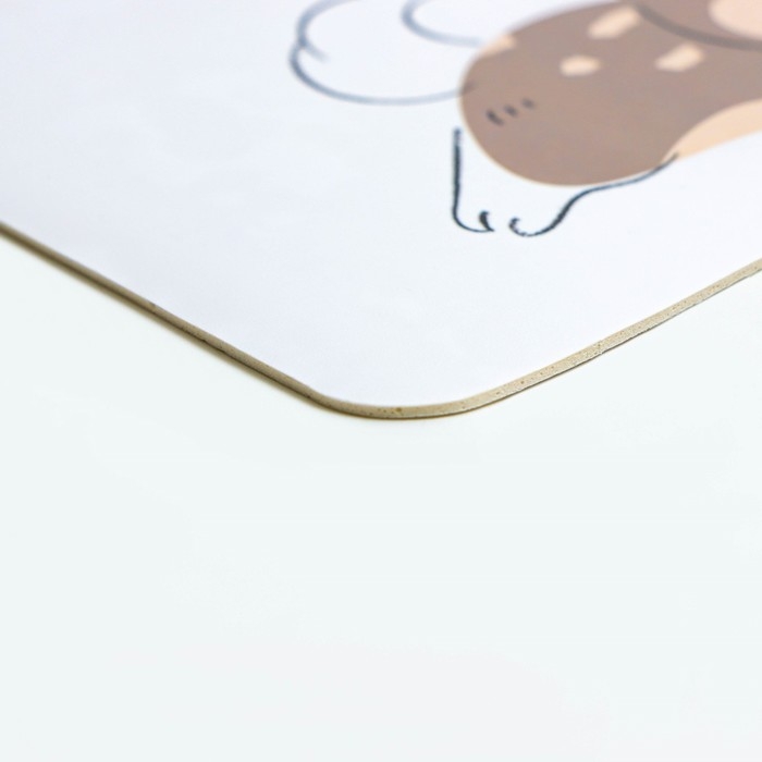 Коврик под миску  Коврик под миску "Пижон" с нескользящим основанием 43 х 28 см "Собаки"