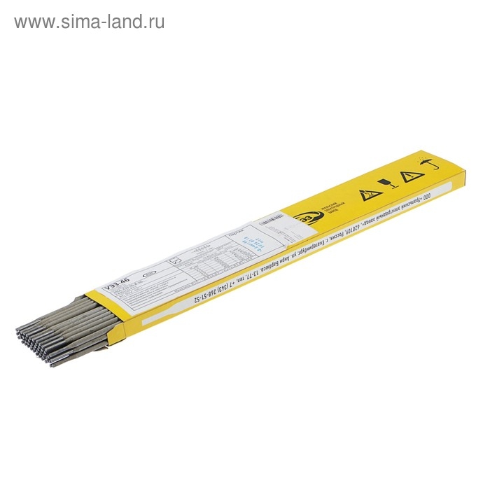 Электроды  Электроды "УЭЗ-46", d=2.5 мм, 1 кг, аналог ОК 46.00 (ESAB), для сварки углеродистых сталей